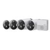 TP-Link Tapo 2K Smart Wire-Free Security Camera System w/Smart Hub - 4 Pack