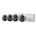 TP-Link Tapo 2K Smart Wire-Free Security Camera System w/Smart Hub - 4 Pack