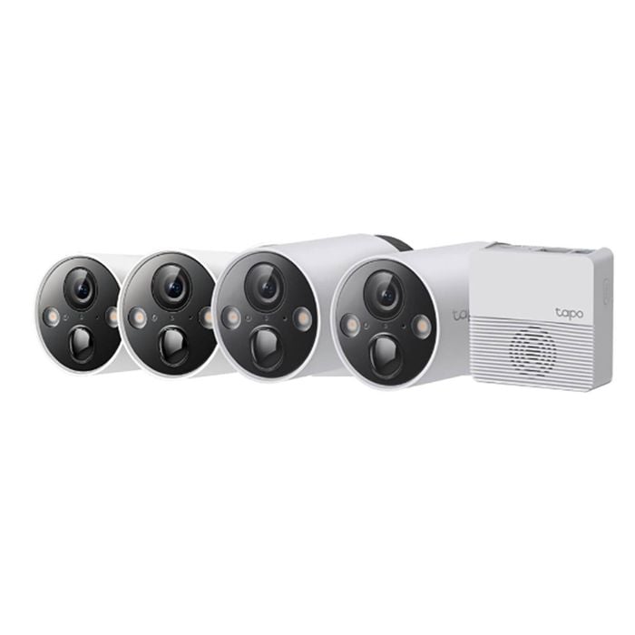 TP-Link Tapo 2K Smart Wire-Free Security Camera System w/Smart Hub - 4 Pack