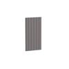 Kaboodle 300mm Smoked Grey V-Groove Medium Cabinet Door