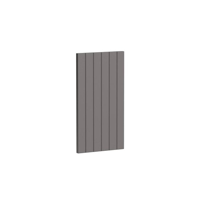 Kaboodle 300mm Smoked Grey V-Groove Medium Cabinet Door