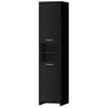 ALFORDSON Bathroom Cabinet Tall Storage Shelf Black