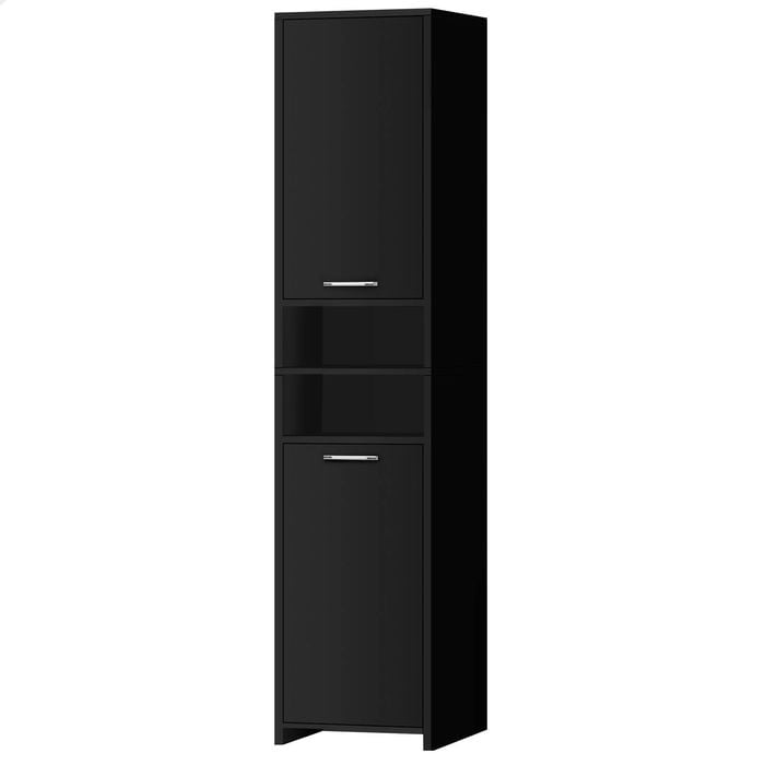 ALFORDSON Bathroom Cabinet Tall Storage Furniture Slim Shelf Cupboard Black - Bunnings Australia