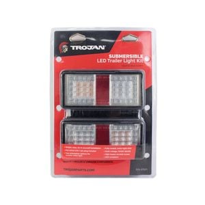 Sunrise Trojan Submersible Led Boat Lights 180 X 85 X 35mm M/volt Twin Pack - Tjled180