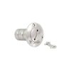 Cal Custom Chrome Steel Fuel Filler with Cap & Key Suit Hot Rod, Classic