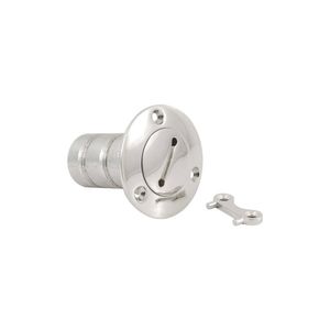 Cal Custom Chrome Steel Fuel Filler with Cap & Key Suit Hot Rod, Classic
