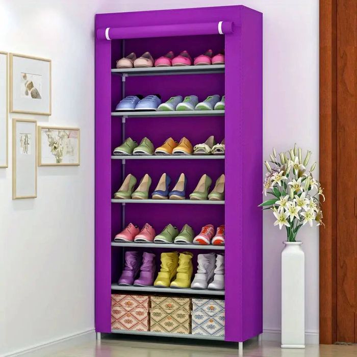 Lifebay Safeguard your shoes with this dust-proof cabinet, keeping them clean and organized