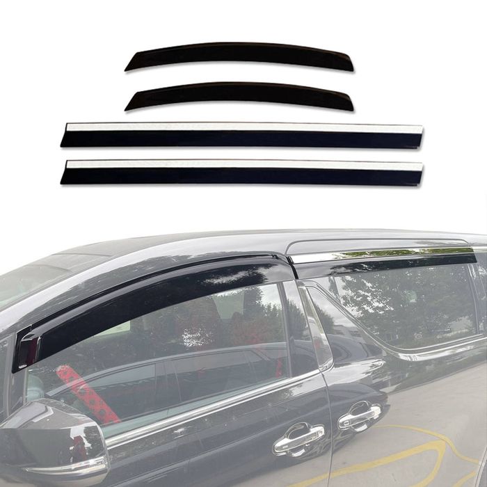 Genuine Ford Weather Shields Set of 4 Tinted Everest Next Gen N1VZ18246A
