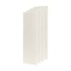 4x Fibreglass Acoustic Room Treatment Sound Panels 1200x300x25mm 1.4sqm White