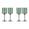 2x 2pc Tempa Verity Crystal Clear Wine Glass Home Barware - Fern
