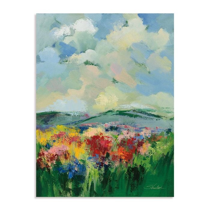 Artey | Green Meadow II - Stretched Canvas - Stretched Canvas - 112 x 150cm