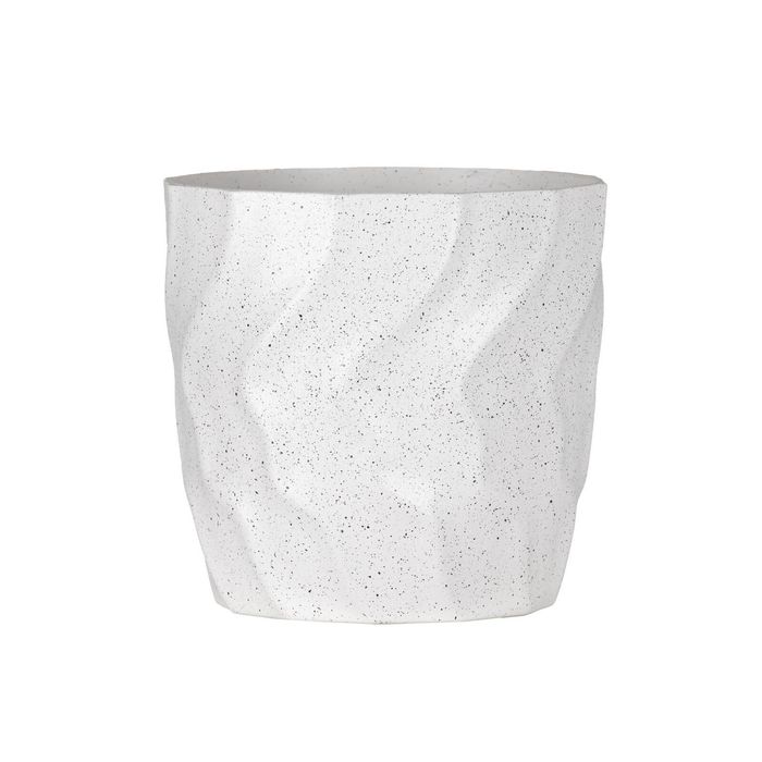 Northcote Pottery 23 x 21.9cm White Kai Egg Plastic Indoor Pot