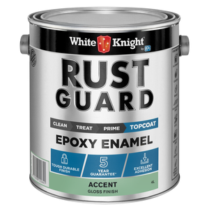 White Knight Rust Guard 4L Accent Gloss Epoxy Enamel Paint - 4L