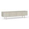 Linea 200cm Putty 4 Door TV Entertainment Unit