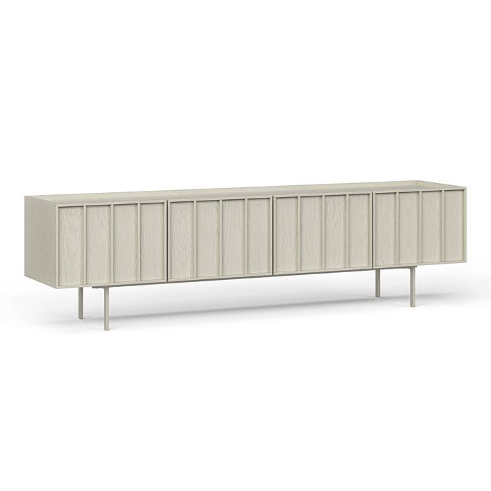 Linea 200cm Putty 4 Door TV Entertainment Unit