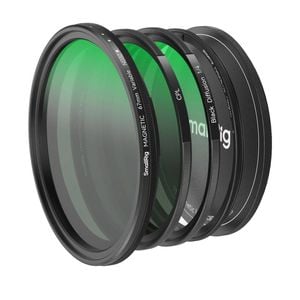 SmallRig 5-in-1 Attachable Filter Kit VND 2-32 & CPL & 1/4 Effect Black Mist (67mm)