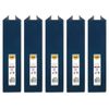 5x Marbig Clearview 2 D-ring Insert Binder A4 File 50mm Document Organiser Blue
