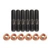 6 Pcs M10x1.5x50mm High Tensile Stud Kit For Manifold & Turbo