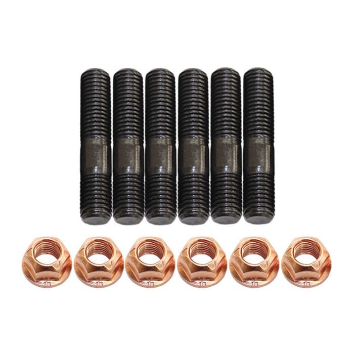 6 Pcs M10x1.5x50mm High Tensile Stud Kit For Manifold & Turbo