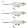 3x Rapala 9cm Saltwater X Rap SubWalk Walk the Dog Bait Fish Lures -Glass Ghost