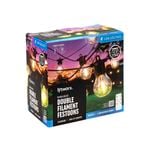 Lytworx Warm White Double Filament Festoon Lights - 25 Pack