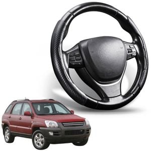 Segmented Steering Wheel Cover for Kia Sportage 2005 - 2010 KM