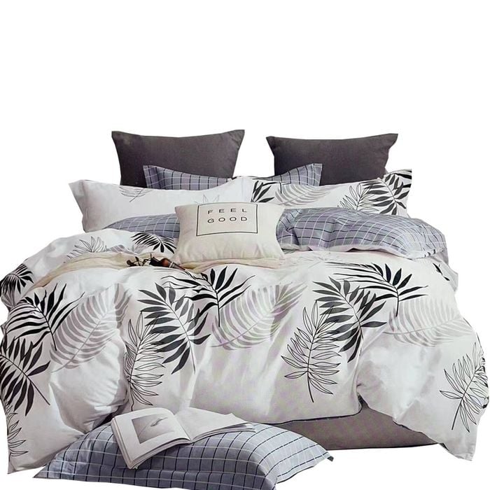 Bloomington Fernwood 100% Cotton Reversible Quilt Cover Set Queen