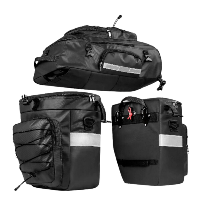 65l Waterproof Bike Pannier Bag 3-in-1