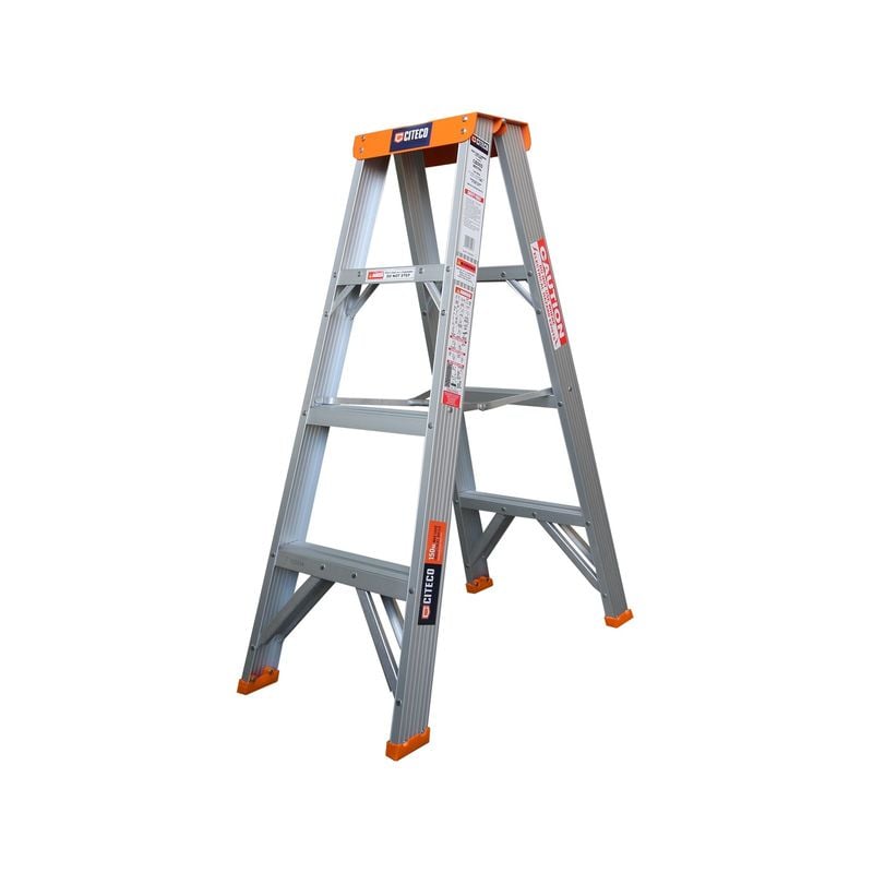 1.2m 150kg Industrial Aluminium Double Sided Step Ladder