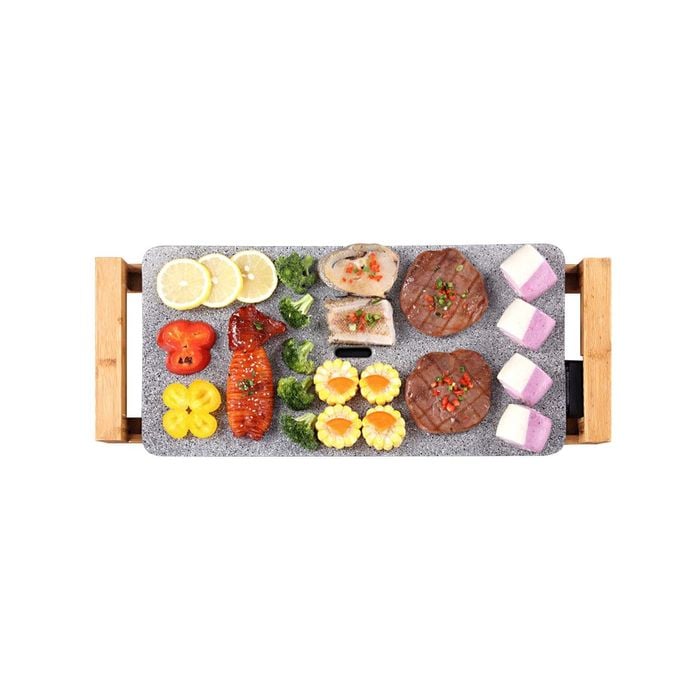 SOGA Electric Ceramic BBQ Grill Non-Stick Stone Surface