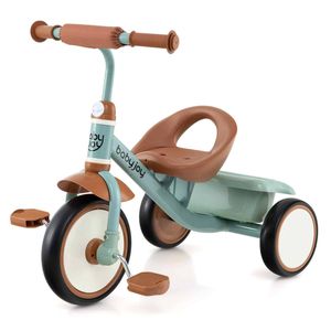 Costway Tricycle Kid Trike Ride on w/Adjustable Seat-Green