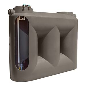 Clark Tanks 2000L Gully Tradepack Tank And Davey Evo MK2 Pump