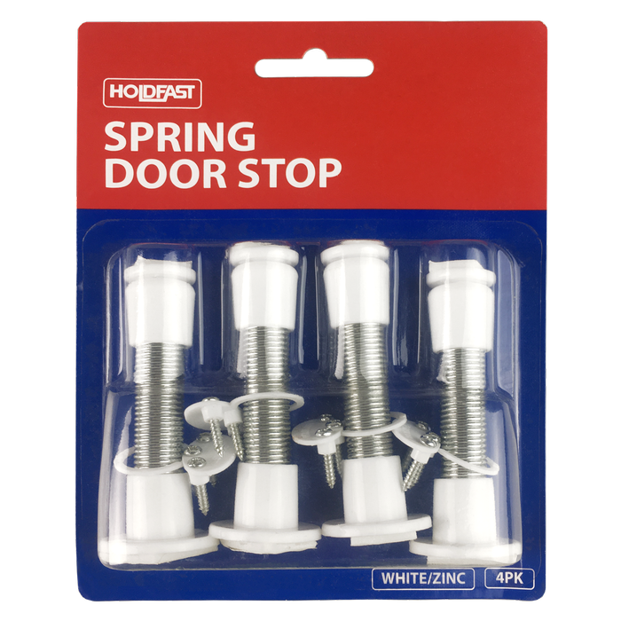 Holdfast White / Zinc Loose Door Stop - 4 Pack