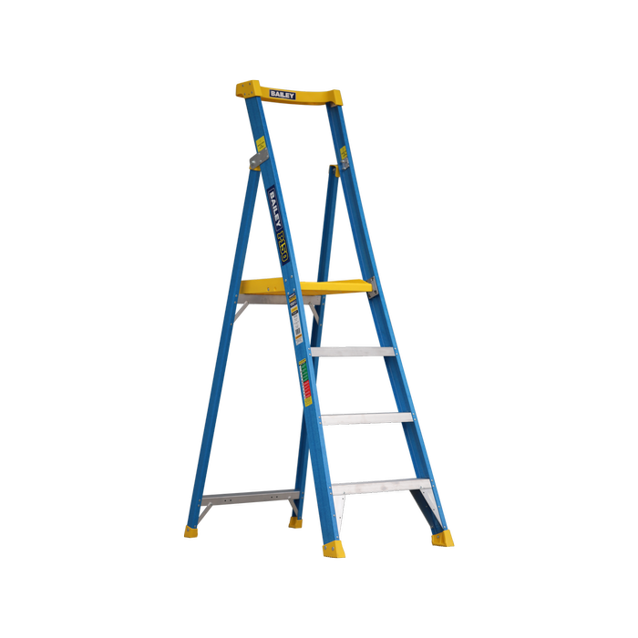 Bailey 1.2m 150kg P150 Fibreglass Platform Ladder