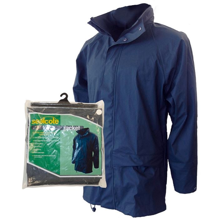 Sealcote Wet Weather Jacket Size Large Navy