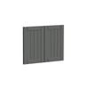Kaboodle 600mm Grey Fig Country Farmhouse Sink Doors - 2 Pack