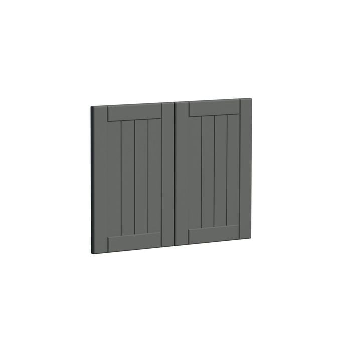 Kaboodle 600mm Grey Fig Country Farmhouse Sink Doors - 2 Pack