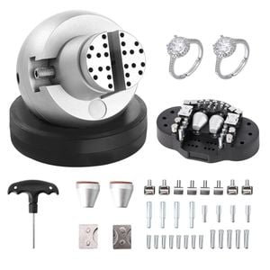 VEVOR Ball Vise 360°Rotation Engraving Block 35 PCS Attachment for Gemstone