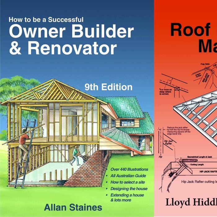 2-Pack: Allan Staines Owner Builder & Renovator + Roof Building Manual