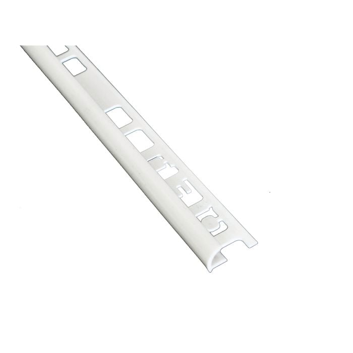 QEP 10mm x 2.5m White Tiling Trim