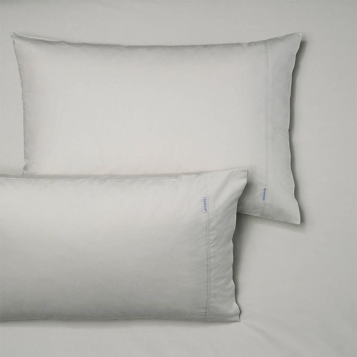 Bianca Heston 300TC Percale Cotton Sheet Combo Set Silver - Single Bed