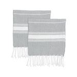 Nicola Spring 100% Turkish Cotton Micro Hand Towel Set - Pack Of 2