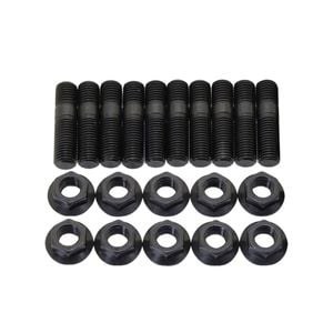 10 Pcs M10x1.5x45mm High Tensile Stud Kit For Manifold & Turbo