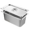 Vevor 8 Pack Hotel Pans with 1/3 Size Anti-Jam Steam Pan with Lid