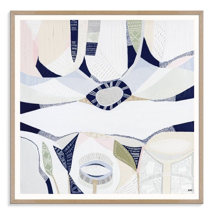 Artist Lane "Sanatorium Lake " by Ani Ipradjian - 61x61cm Timber Framed Print