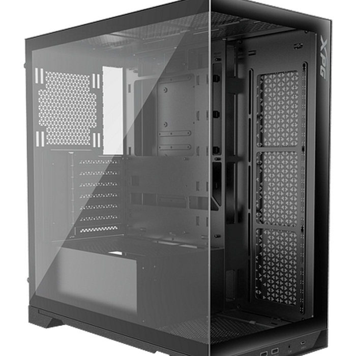 Adata Xpg Invader X Atx Mid Tower No Power Supply With Fan - Black [invaderxmt-bkcww]