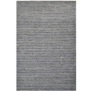 Handwoven Wool Rug-202217-Ash Grey-150x220cm