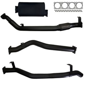 Ignite Exhausts Turbo Back For Toyota Landcruiser 79 Series V8 D/cab 3" No Cat With Muffler 409 Stainless Steel
