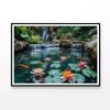 Waterfall in the Garden  Print 100% Australian Made 90x60cm  (Poster)