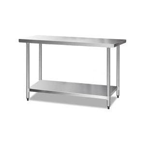 Cefito 1524 x 610mm Commercial Stainless Steel Kitchen Bench